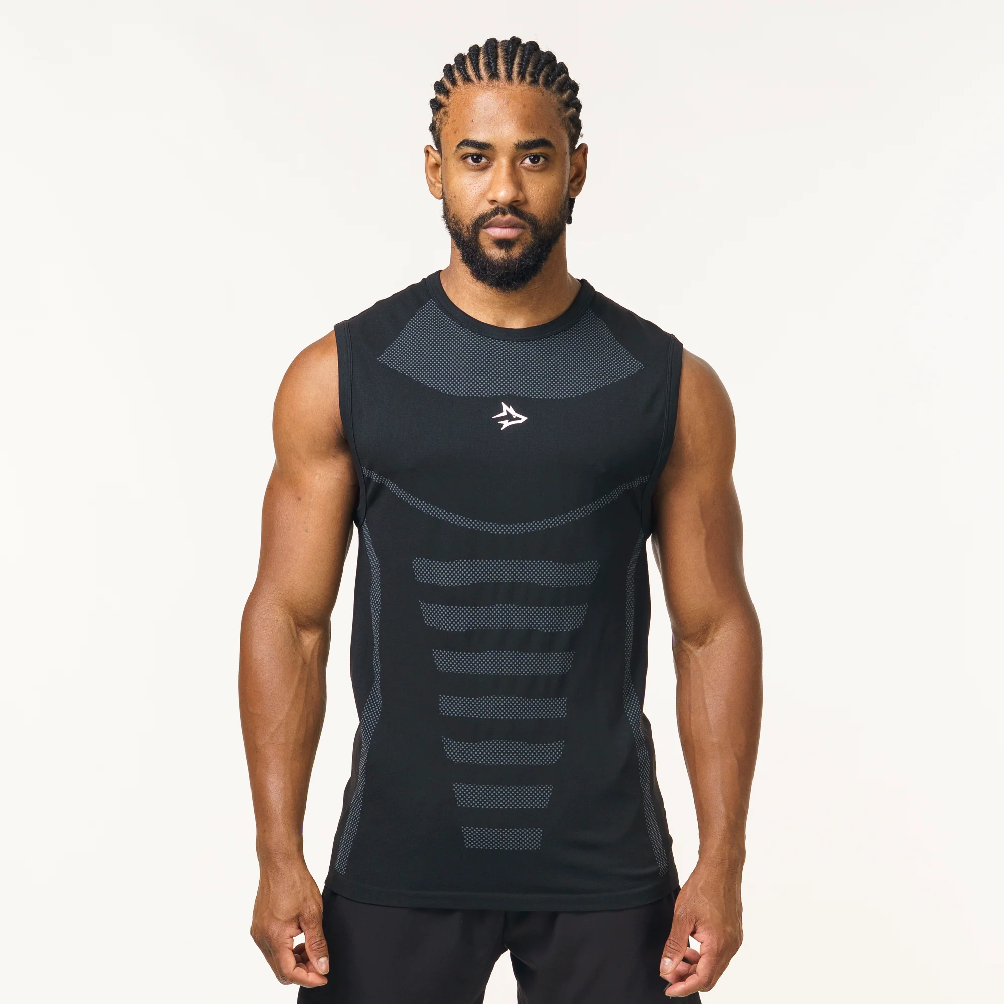 Regata Apex Dry Core Preto - Sem Costura - Image 3