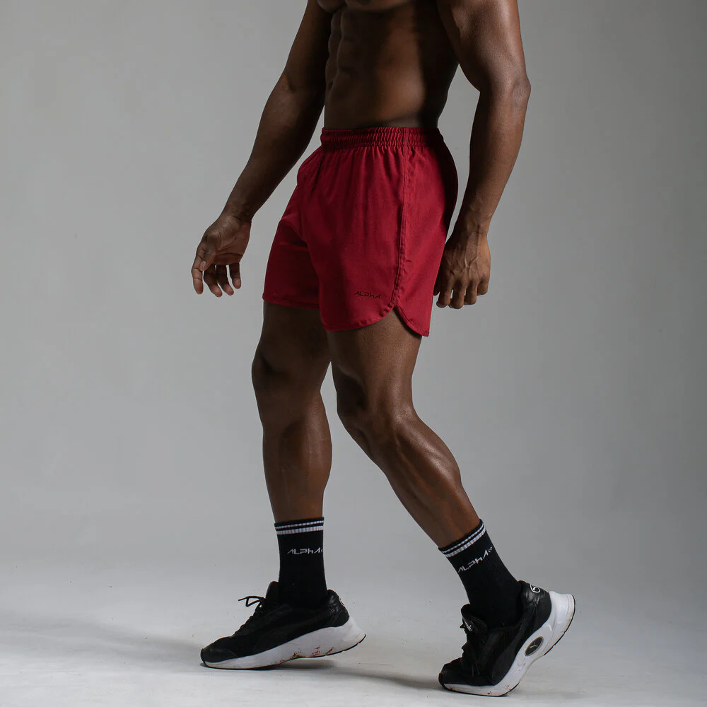 Short Corrida Masculino Dry Fit - Bordô - Image 3
