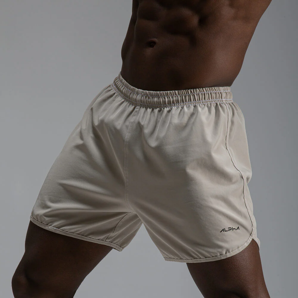 Short Corrida Masculino Dry Fit - Caqui - Image 3