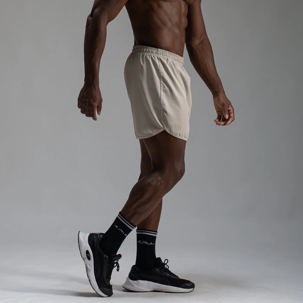Short Corrida Masculino Dry Fit - Caqui - Image 4