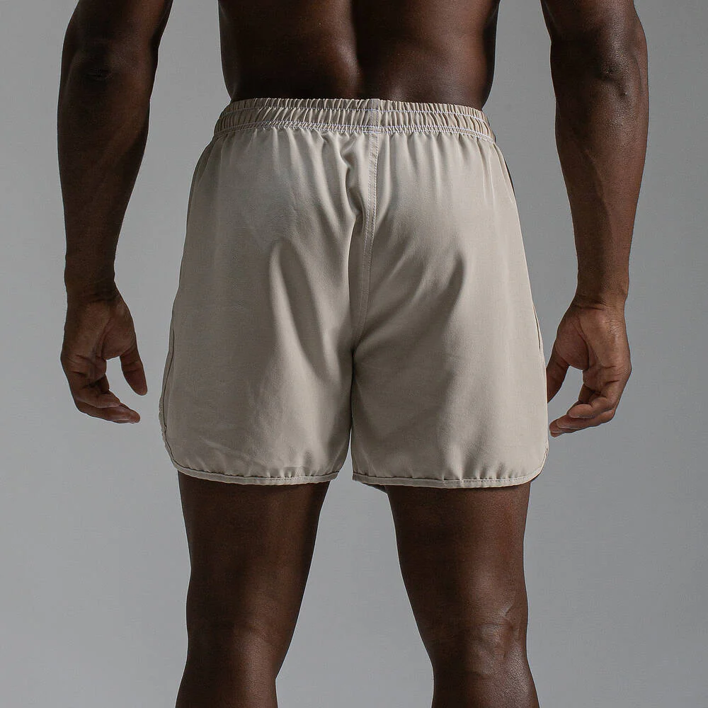 Short Corrida Masculino Dry Fit - Caqui - Image 5