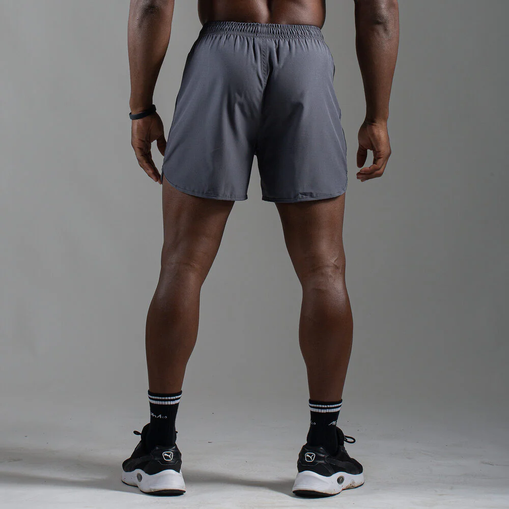Short Corrida Masculino Dry Fit - Chumbo - Image 5