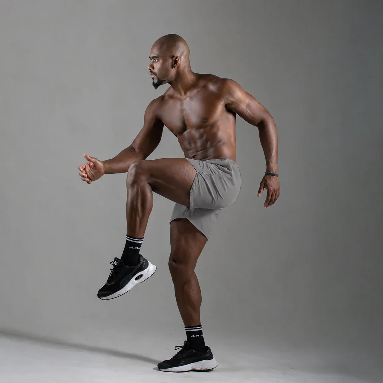 Short Corrida Masculino Dry Fit - Cinza - Image 3