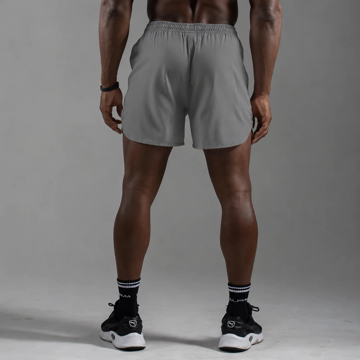 Short Corrida Masculino Dry Fit - Cinza - Image 5